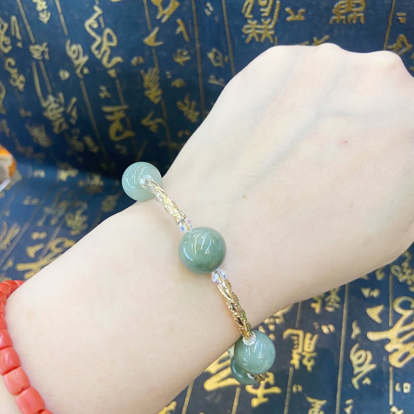 JADE W/ HEART OVER ALL GOOD LUCK