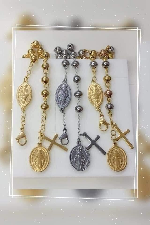 Thailand  gold rosary bracelet