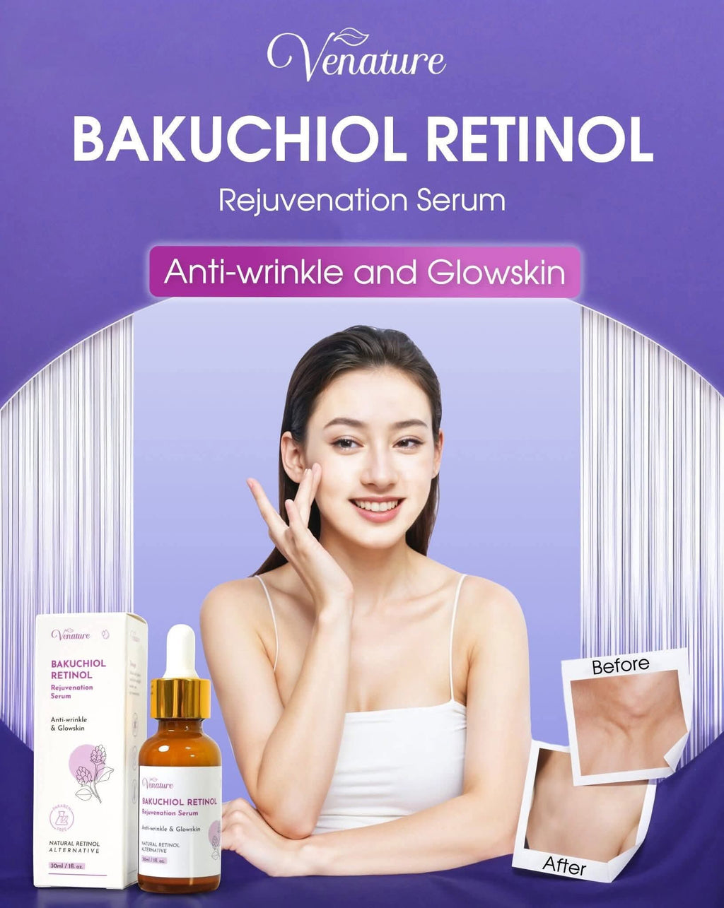VENATURE BAKUCHIOL RETINOL SERUM
