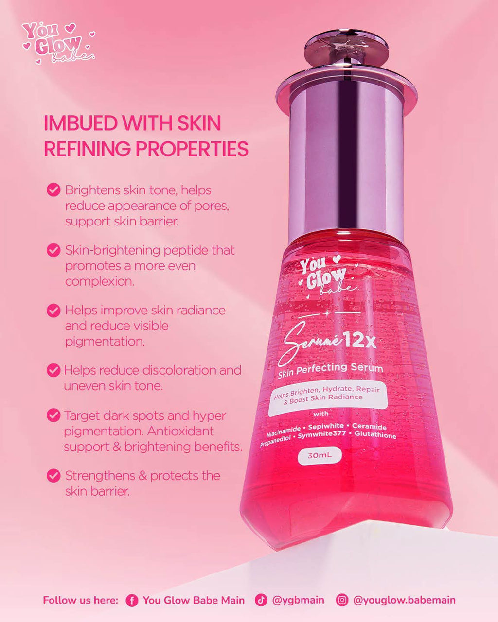 You glow babe serum 12x