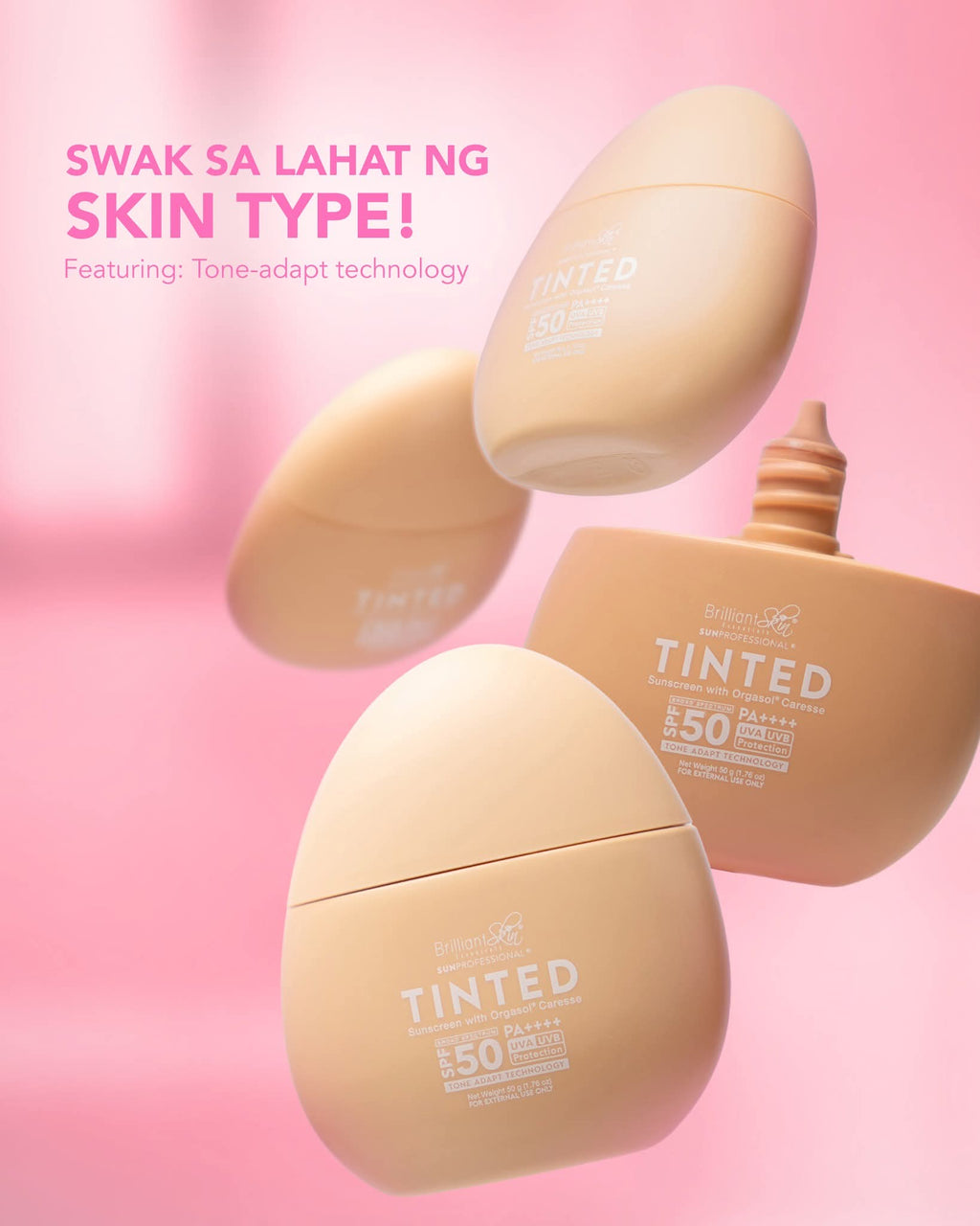 Brilliant  Tinted Sunscreen with Orgasol® Caresse