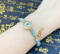 Protection evil eye w/ jade & coi fish
Lucky bracelet
