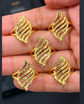 18k saudi gold ring size 7