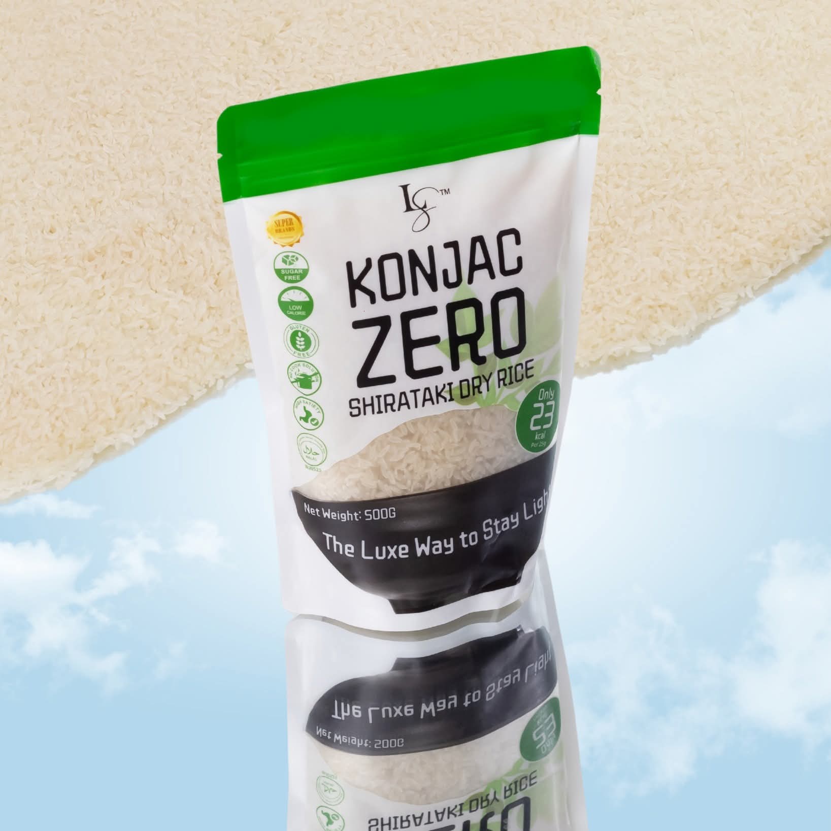 Konjac Zero shirataki  rice