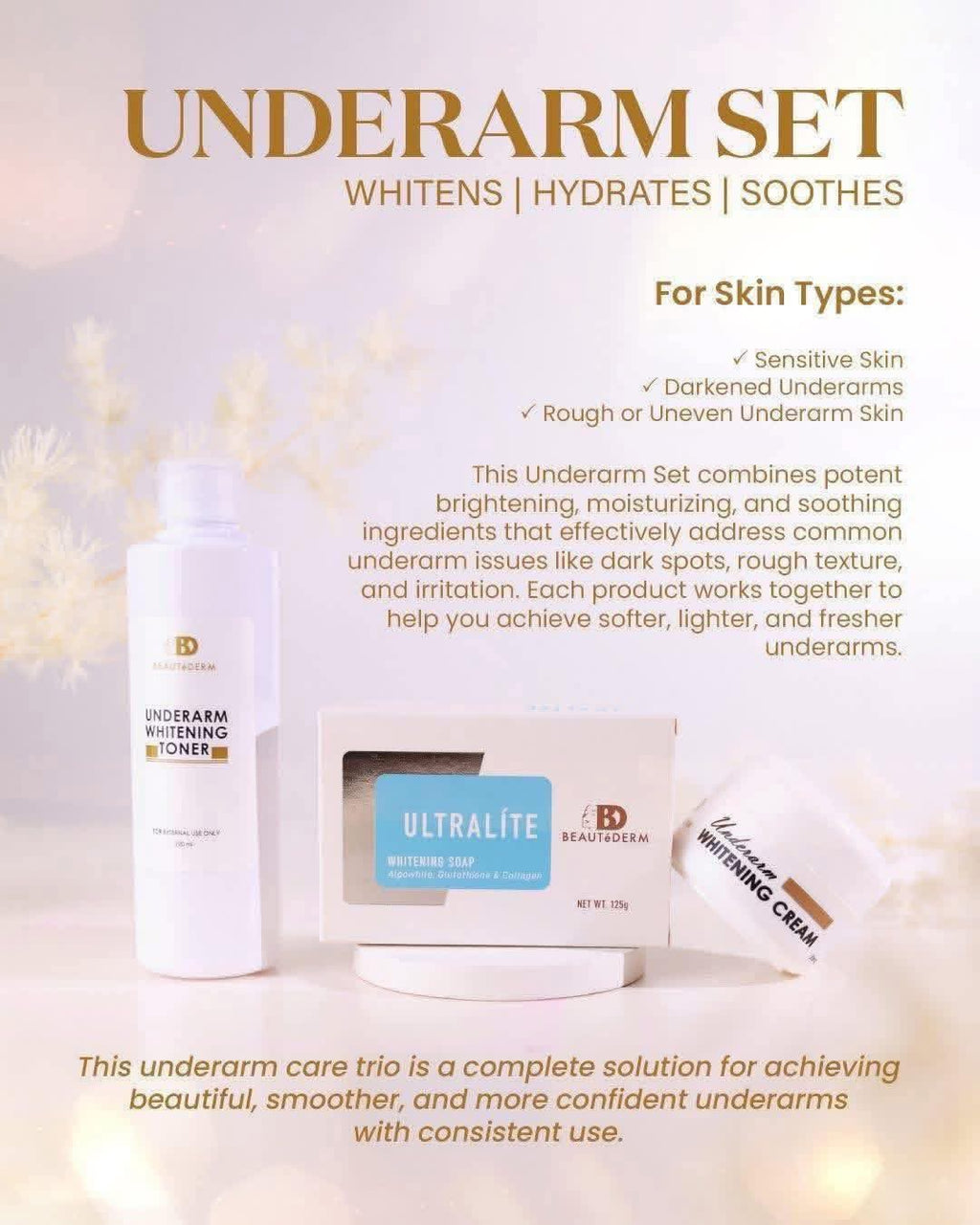 Beautederm underarm set