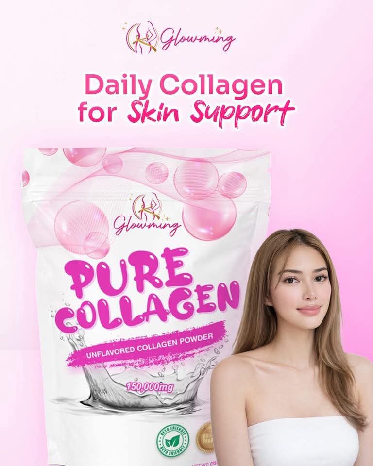Glowming pure collagen