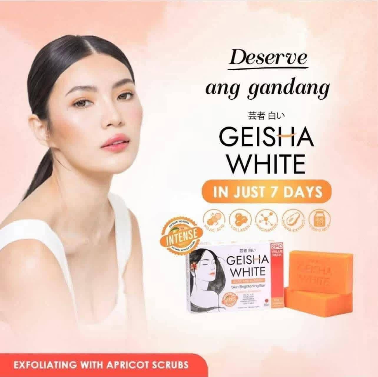 Geisha white intense soap