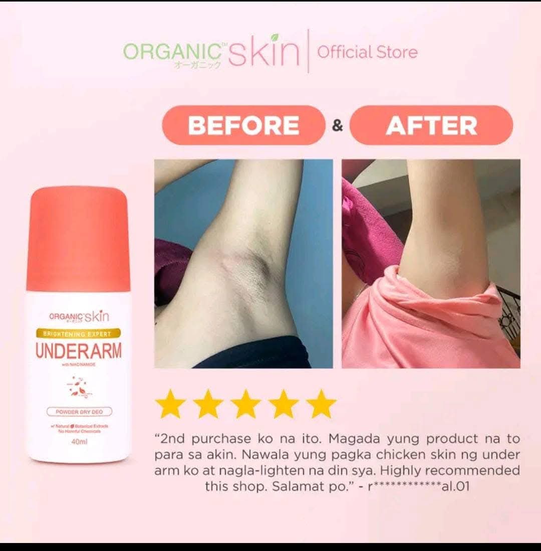 Organic whitening underarm