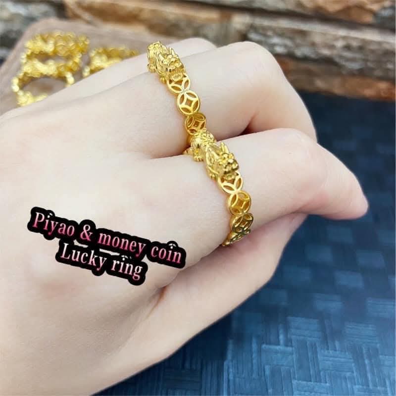 Piyao money catcher & money coin lucky ring