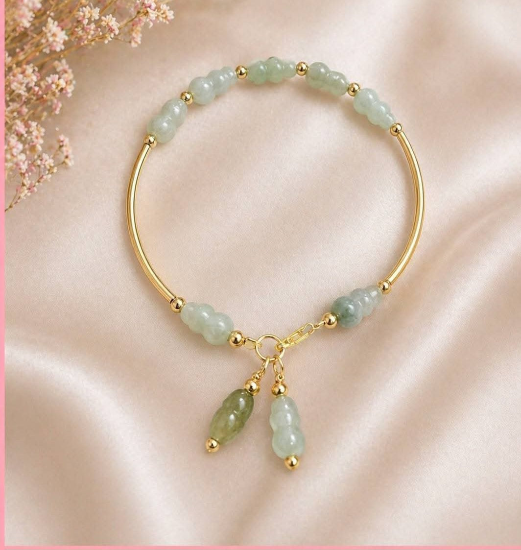 10k Jade bracelet