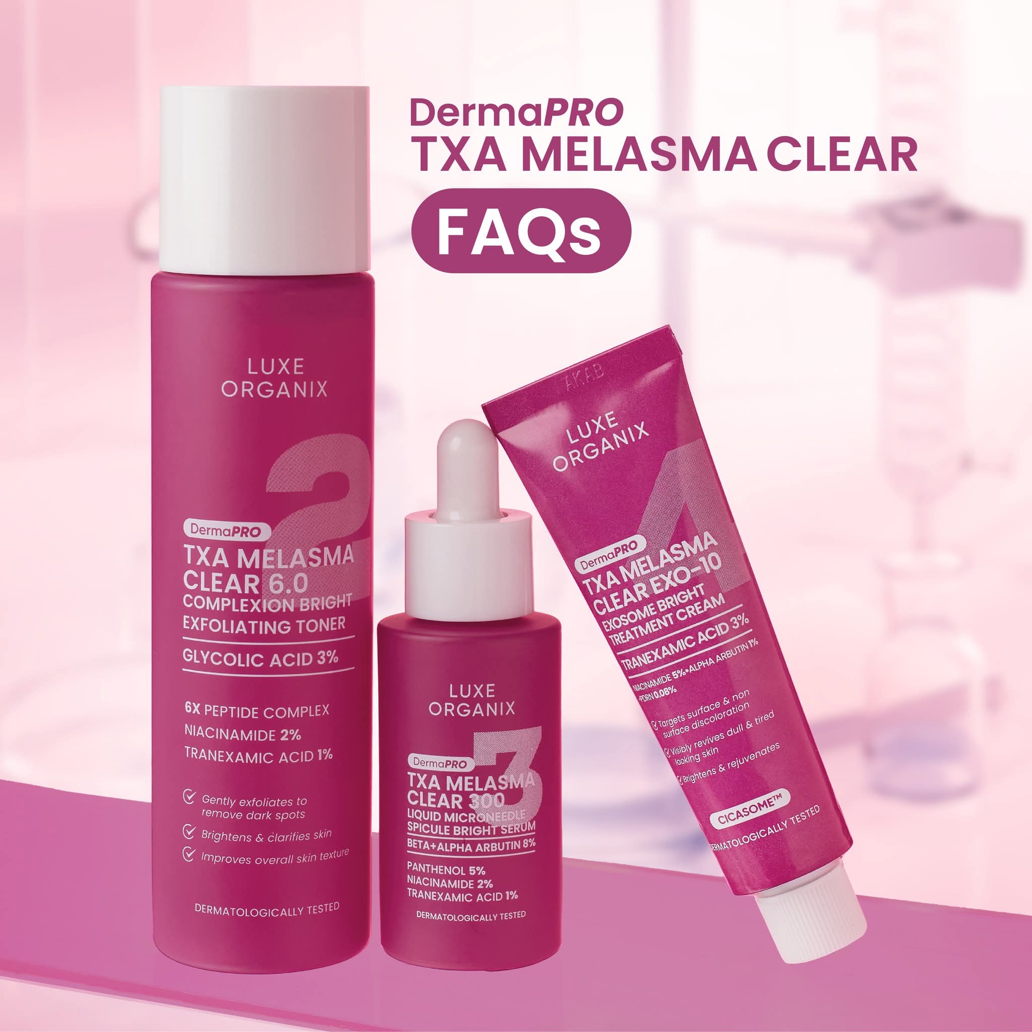 Txa melasma clear luxe organic